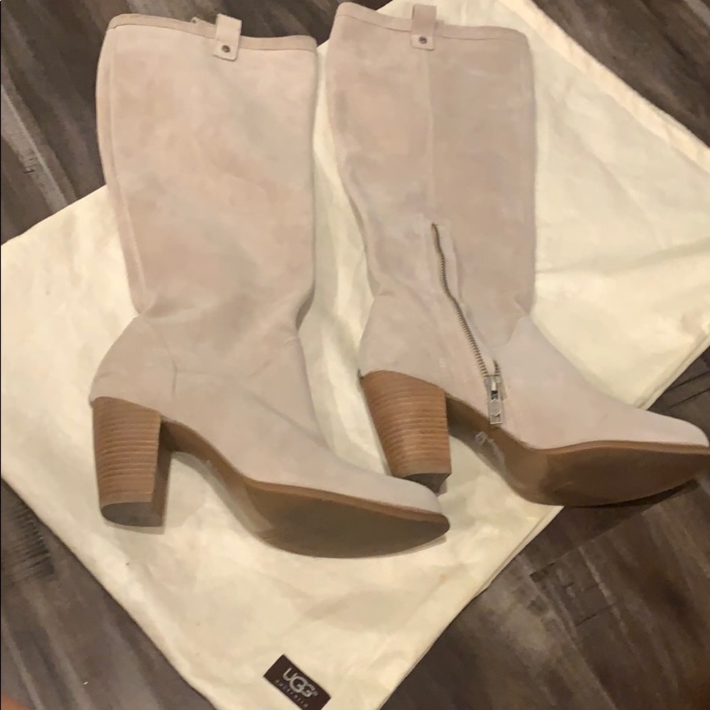 UGG Suede Zip Up Boot